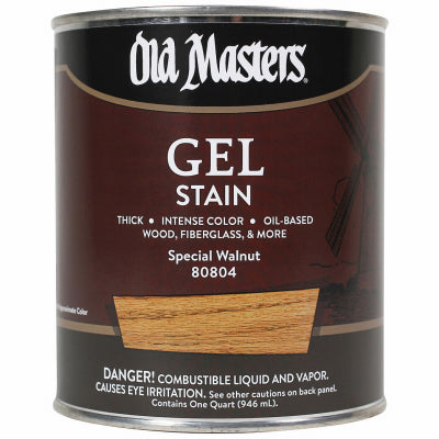 Gel Stain, Oil-Based, Special Walnut, 1-Qt.