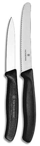 Swiss Classic Utility & Paring Knife, Black Handle