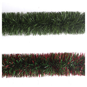 Tinsel Garland, Pine Green, 9-Ft.