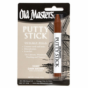 Putty Stick, Fills Nail Holes & More, Dark Brown