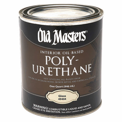 Polyurethane, Oil-Based, Gloss, Clear, 1-Qt.