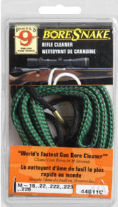 Bore Snake Rifle Cleaner, M16 - .22-Caliber