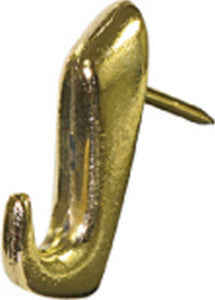 Push-In Hanger, Gilt, 20-Lb., 4-Pk.