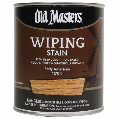 Wiping Stain, Oil-Based, Early American, 1-Qt.