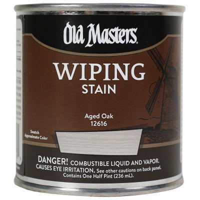 Wiping Stain, Oil-Based, Aged Oak, 1/2-Pt.
