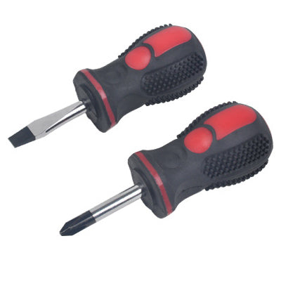 Stubby Screwdriver Set, 2-Pc.