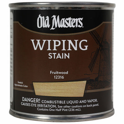 Wiping Stain, Oil-Based, Fruitwood, 1/2-Pt.