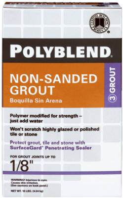 10-Lb. Natural Gray Non-Sanded Polyblend Grout