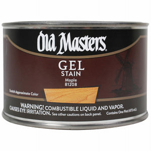 Gel Stain, Oil-Based, Maple, 1-Pt.