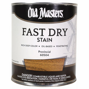 Fast Dry Stain, Oil-Based, Provincial, 1-Qt.