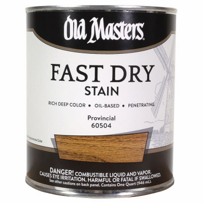 Fast Dry Stain, Oil-Based, Provincial, 1-Qt.