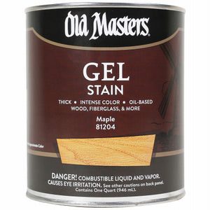 Gel Stain, Oil-Based, Maple, 1-Qt.