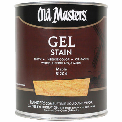 Gel Stain, Oil-Based, Maple, 1-Qt.