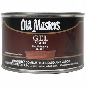 Gel Stain, Oil-Based, Red Mahogany, 1-Pt.