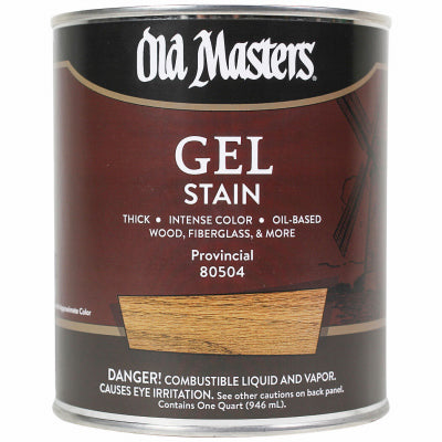 Gel Stain, Oil-Based, Provincial, 1-Qt.