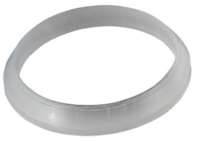 Drain Washer, Plastic Poly, Beveled, 1.25 x 1.25-In.