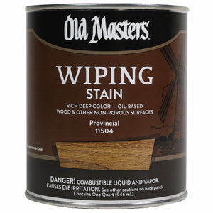 Wiping Stain, Oil-Based, Provincial, 1-Qt.