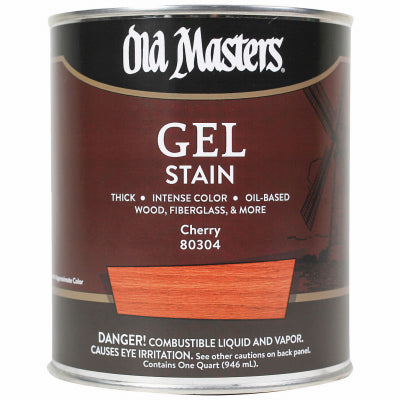 Gel Stain, Oil-Based, Cherry, 1-Qt.