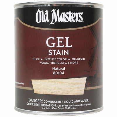 Gel Stain, Oil-Based, Natural, 1-Qt.