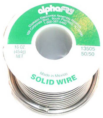 16-oz., .125-Diameter Leaded General-Purpose Solder