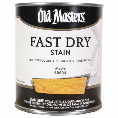 Fast Dry Stain, Oil-Based, Maple, 1-Qt.