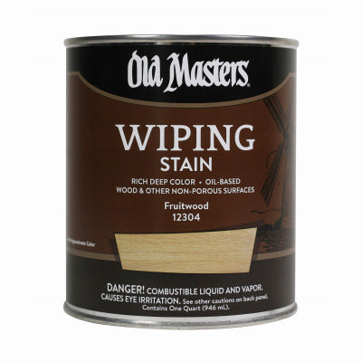 Wiping Stain, Oil-Based, Fruitwood, 1-Qt.