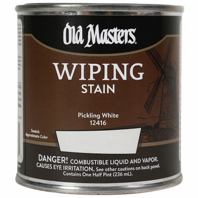 Wiping Stain, Oil-Based, Pickling White, 1/2-Pt.