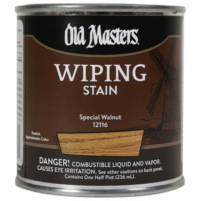 Wiping Stain, Oil-Based, Special Walnut, 1/2-Pt.