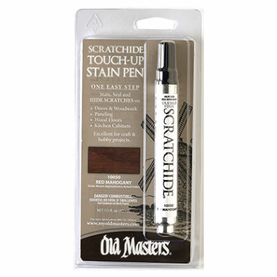 Scratchide Touch-Up Pen, For Wooden Surfaces, Red Mahogany