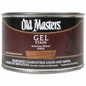 Gel Stain, Oil-Based, American Walnut, 1-Pt.