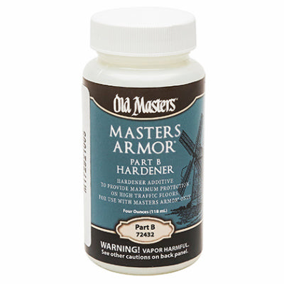 Masters Armor Optional Part B Hardener, 4-oz.