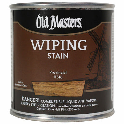 Wiping Stain, Oil-Based, Provincial, 1/2-Pt.